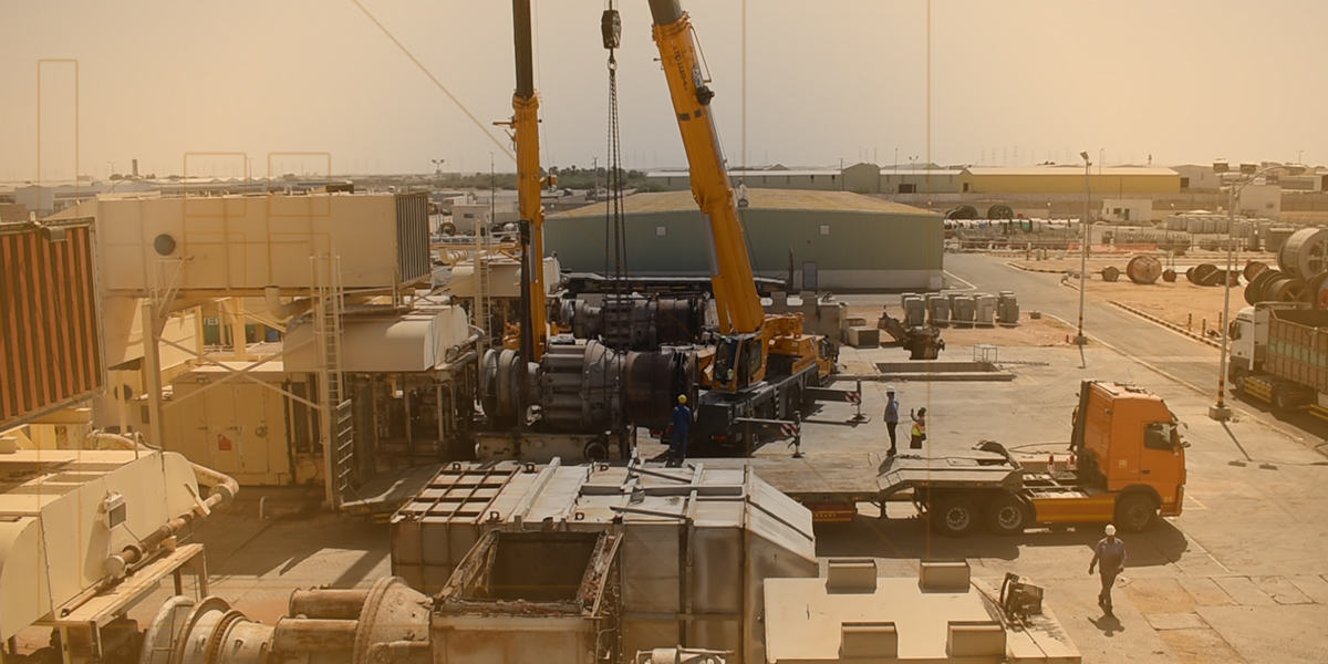 Dismantling and removal of Yanbu power station